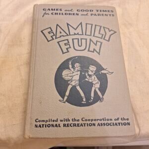 Games And Good Times For Children And Parents Vtg 1931 Hardback, Good Condition